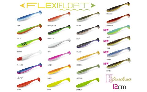 DuoPACK BOX Delphin ZANDERA FlexiFLOAT UVs / 6x 5ks 12cm/MudGOLD