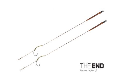 Nadväzec Delphin THE END Skin rig / 2ks 20cm/25lbs/#8