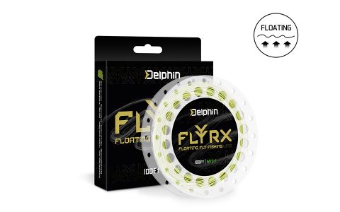 Muškárska šnúra Delphin FLYRX WF6-F / 100 FT