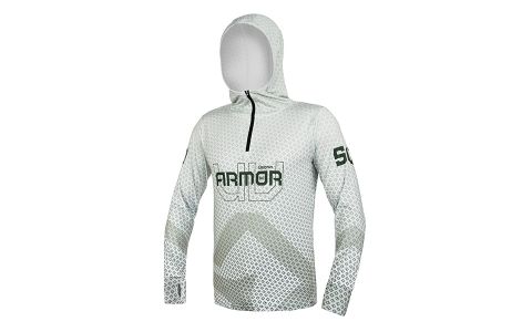 Tričko s kapucňou Delphin UV ARMOR 50+ Olive S