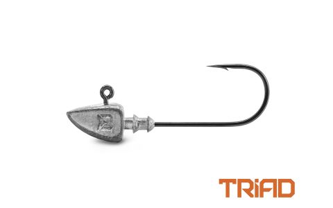 Jigová hlava s golierikom Delphin TRIAD / 5ks 10g-5/0