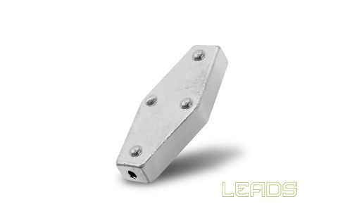 Delphin LEADS Šesťhran s otvorom / 5ks 30,0g Delphin LEADS Šesťhran s otvorom / 5ks 30,0g