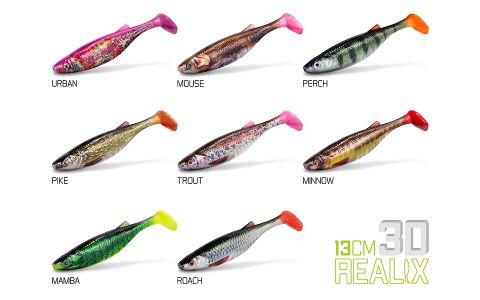 DuoPACK BOX Delphin Realix 3D / 6 x 2ks 13cm / Perch