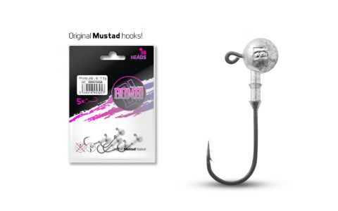 Jigová hlava s golierikom Delphin BOMB / 5ks 12g-3/0 Jigová hlava s golierikom Delphin BOMB / 5ks 12g-3/0