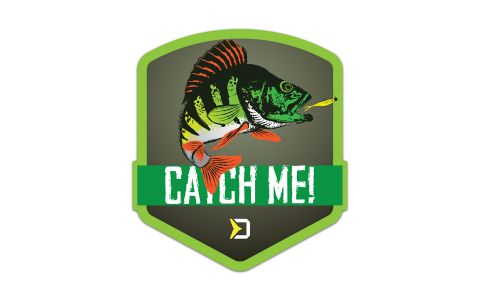 Nálepka Delphin CatchME! OSTRIEŽ 9x8cm