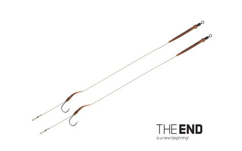 Nadväzec Delphin THE END Boilie rig / 2ks 20cm/25lbs/#2