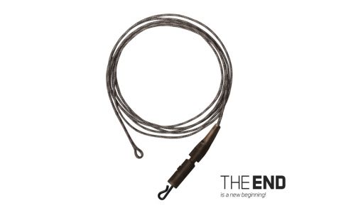 Nadväzec THE END Leadcore + PIN clip / 3ks 1m