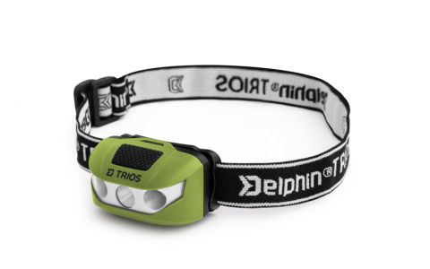 Čelová lampa Delphin TRIOS 1W