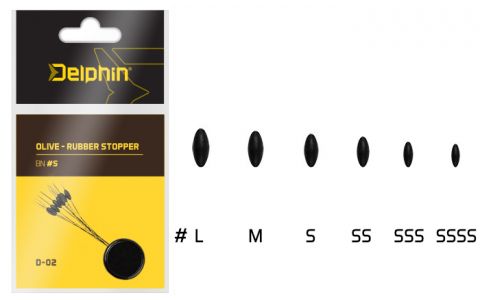 Olive - Rubber stopper SS