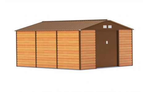 Záhradný domček G21 GAH 1300 - 340 x 382 cm, hnedý