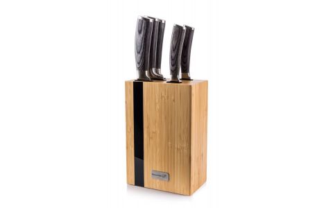 Sada nožov G21 Gourmet Rustic 5 ks + bambusový blok