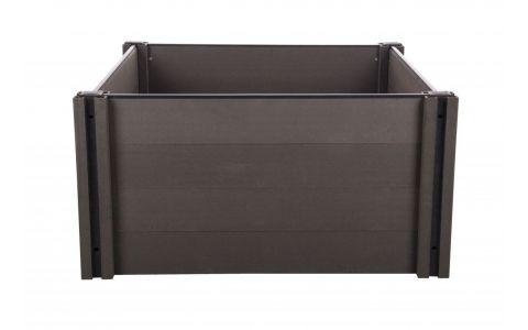 Vyvýšený záhon G21 Crop 106 x 106 x 54, WPC, Eben