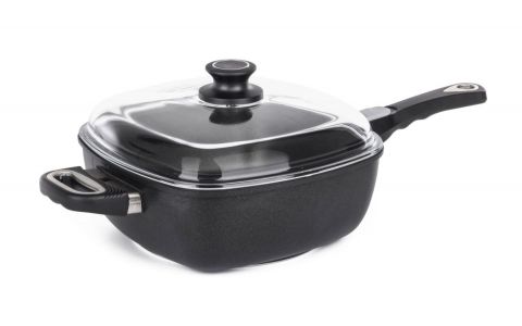 Hlboká panvica G21 Cook 26 cm s pokrievkou a odnímateľnou rukoväťou