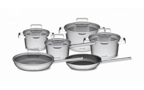 Sada riadu G21 Gourmet Magic s panvicou navyše, 11 dielov, nerez Sada riadu G21 Gourmet Magic s panvicou navyše, 11 dielov, nerez