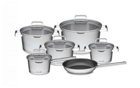 Sada riadu G21 Gourmet Magic s hrncom navyše, 11 dielov, nerez Sada riadu G21 Gourmet Magic s hrncom navyše, 11 dielov, nerez
