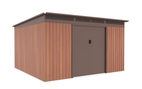 Záhradný domček G21 GRAH 1132 - 340 x 333 cm, hnedý