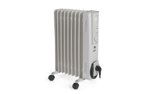 Olejový radiátor G21 Etna biely, 9 rebier, 2000 W