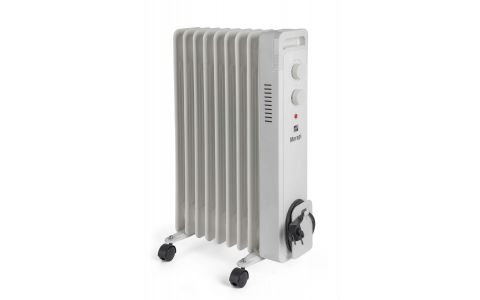 Olejový radiátor G21 Merapi biely, 9 rebier, 2000 W