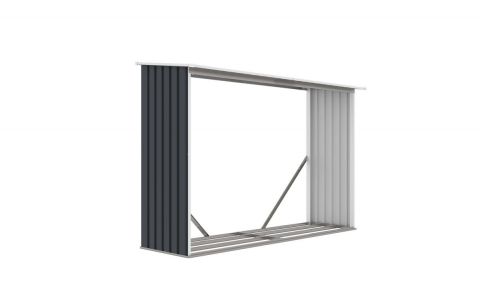 Prístrešok na drevo G21 WOH 181 - 242 x 75 cm, antracitový