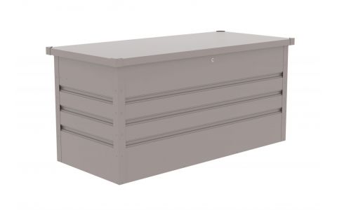 Záhradný box G21 Denver 400 L, šedý plechový