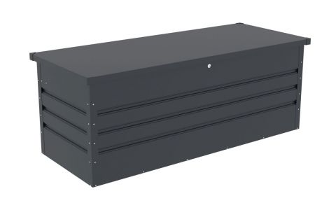 Záhradný box G21 Denver 560 L, antracitový plechový