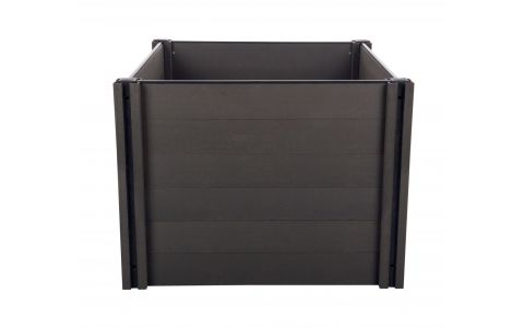 Vyvýšený záhon G21 Crop 106 x 106 x 80, WPC, Eben