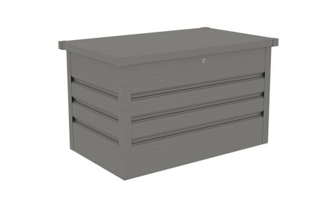 Záhradný box G21 Denver 280 L, metalický šedý plechový