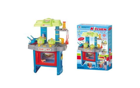 Hračka G21 Dětská kuchyňka DELICACY s příslušenstvím, modrá 