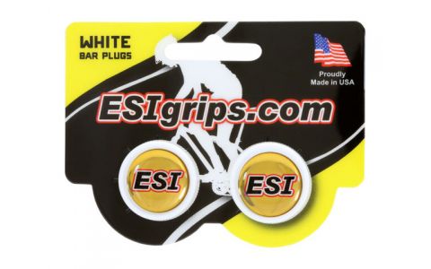 Koncovky do riadidiel ESI - white