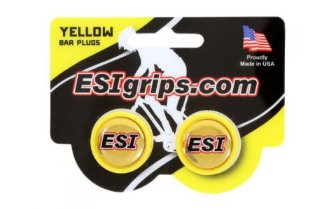 Koncovky do riadidiel ESI - yellow