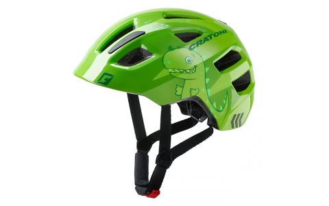Detská prilba CRATONI Maxster Dino Green Glossy - S/M (51-56cm)