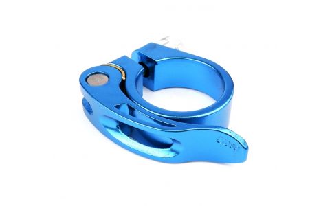 Sedlová objímka KALLOY JY0-10 s rýchloupinákom Blue 31,8mm