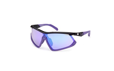 Slnečné okuliare ADIDAS Sport SP0055 - Black / Gradient Or Mirror Violet