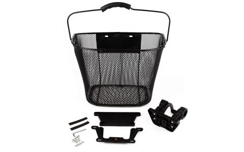 Košík na řídítka s klipem a držadlem
