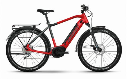 GHOST E-Teru Essential EQ High 27,5 B625 Riot Red/Metallic Anthracite Glossy - M