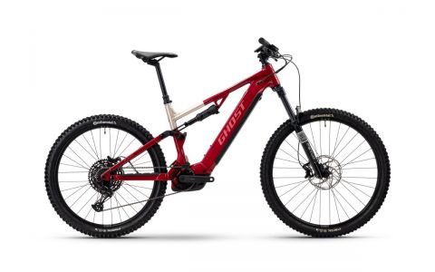 GHOST E-ASX Essential Rebel Red/Coffee Pebble - L