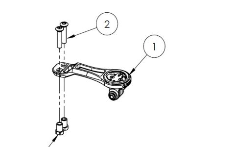 Držák LOOK Computer mount Blade 2 RS