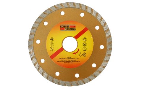 Kotúč KONNER D71005 125 mm, diamantový, Turbo +