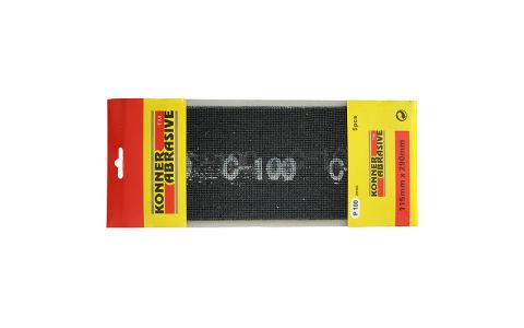 Mriežka KONNER S80 115x290 mm, G120, brúsna na sadrokartón, bal. 5 ks