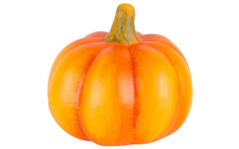 Dekorácia MagicHome Nature, Tekvica, terakota, 10,50x10,50x9,50 cm