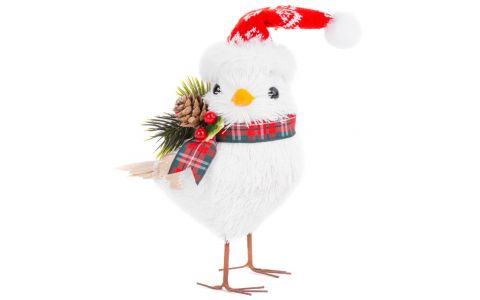 Dekorácia MagicHome Vianoce, Vianočné kuriatko, 12x9x18 cm