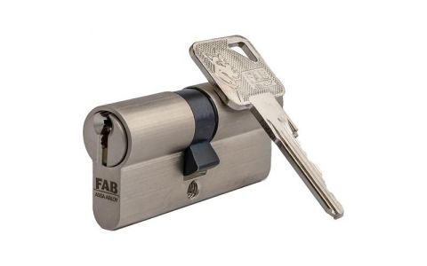 Vložka cylindrická FAB HOME 3.00***/BDNs 30+35, 5 kľúčov, stavebná, satenový nikel