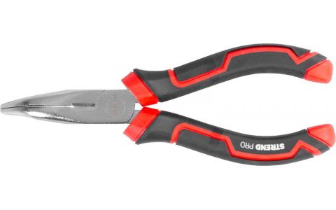 Kliešte Strend Pro Premium ComfortGrip DL413, 160 mm, so zahnutým nosom