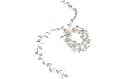 Reťaz MagicHome Vianoce Leafdeco, 20x mLED teplá biela, 2xAA, IP 20, interiér, osvetlenie, L-1,90 m