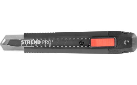 Nôž Strend Pro Premium FD7815, BlackMatt, SoftTouch, 18 mm, odlamovací