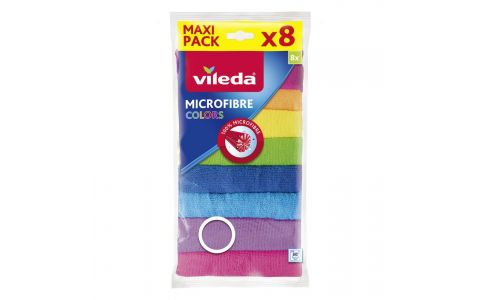 Handrička Vileda Microfibre Colors, mikrovlákna, bal. 8 ks Handrička Vileda Microfibre Colors, mikrovlákna, bal. 8 ks