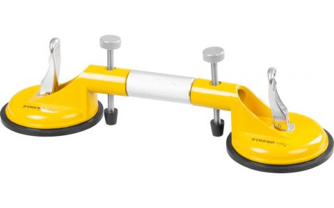 Držiak skla Strend Pro, prísavný, 2-kupolový, prísavka, nivelačná pomôcka na dlažbu a obklady, max. 80 kg