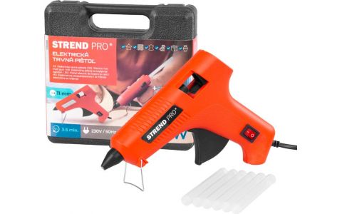 Pištoľ Strend Pro, lepiaca, v kufríku, 60-80 W, na tavné tyčinky 11 mm