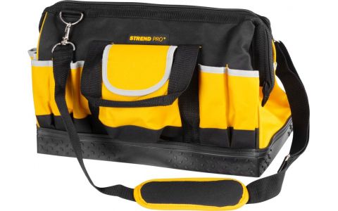 Brašňa Strend Pro, textilná, na ťažké náradie, uzatvárateľná, max. 20 kg, 44x25x24 cm