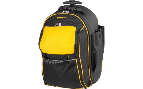 Batoh Strend Pro, textilný, kufor, s kolieskami, s teleskopickou rukoväťou, na náradie, max. 20 kg, 36x25x54 cm